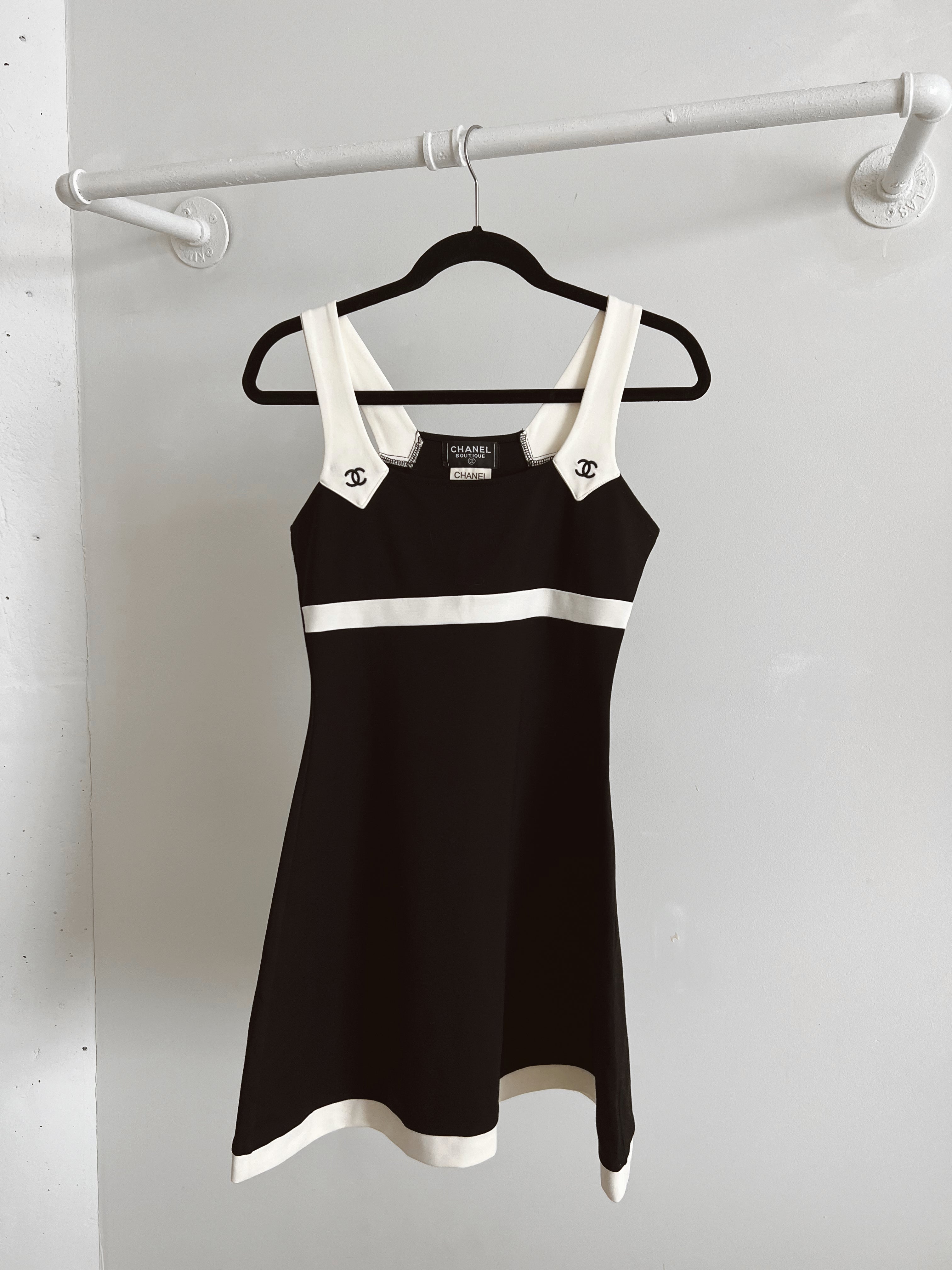 Flared Velvet Off-Shoulder Dress, Authentic & Vintage