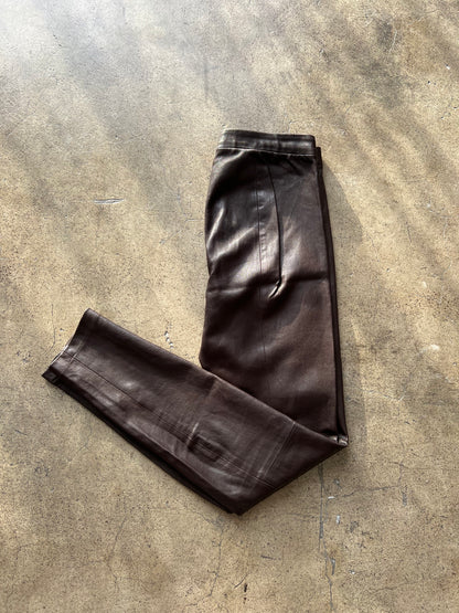 Vintage Leather Vince Leggings